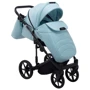 Коляска 2 в 1 Adamex Porto Light Tip TK-25 Голубой (625756): Материал колес резина (надувные)