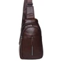 Мужская сумка-слинг Borsa Leather коричневая (K1318-brown): Пол Мужской