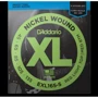 Струна для гитар Комплект струн D'addario EXL165-5 XL Nickel Wound Bass Regular Light Top / Medium Bottom 5-String (45-135)