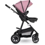 Коляска 2 в 1 Lionelo Amber Pink Rose: Материал колес резина (надувные)