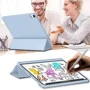 Аксессуар для iPad BeCover Tri Fold Soft TPU with Pencil mount Light Blue for iPad Air (2020-2025) (711403): Тип аксессуара чехол