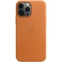 Чехол для iPhone Apple for iPhone 13 Pro Max Leather Case with MagSafe Golden Brown (MM1L3) : Цвет коричневый