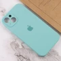 Чехол для iPhone Mobile Case Silicone Case Full Camera Protective Marine Green for iPhone 14: Тип чехла накладка на заднюю часть