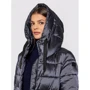 Куртка CMP Woman Coat Fix Hood 31K2626-U911 46 (38) синя зимова з капюшоном: Вид куртки