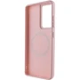 Чехол для телефонов TPU Case Bonbon Metal Style with MagSafe Light Pink for Samsung S928 Galaxy S24 Ultra: Цвет розовый