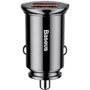 Зарядний пристрій Baseus USB Car Charger Circular Plastic 2хUSB 3.0 30W Black (CCALL-YD01): Тип автомобільне