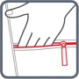 Сумка-тележка Gimi Easy Red 40 л (929074): Количество колес 2