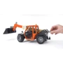 Машинка-навантажувач Bruder JLG 2505 Telehandler з телескопічним ковшем (02140): Рекомендований вік від 3 років