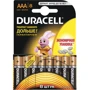 Батарейки Duracell Basic AAА алкалиновые LR03 8шт.