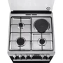Плита комбінована Electrolux LKM660222X: Тип духовки електрична