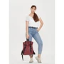 Жіночий рюкзак Sambag RollTop Milton бордовий (24211005): Країна виробник Украина