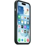 Чехол для iPhone Apple iPhone 15 FineWoven Case with MagSafe - Evergreen (MT3J3ZM/A): Цвет зеленый