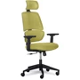 Офісне крісло Mealux Leo Air Plus Green (Y-546 KZ): Тип для персонала