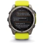 Смарт-часы Garmin Fenix 8 Solar 51mm Sapphire Titanium with Amp Yellow/Graphite Silicone Band (010-02907-21) фото 9