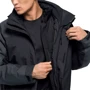 Куртка Jack Wolfskin Viking Sky Men 1107994-6000 52 черная зимняя с капюшоном: Подкладка На подкладке