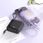 Внешний аккумулятор Hoco Power Bank 10000mAh Q23 Blade with Cable PD 20W/22.5W Purple: Емкость батареи, мАч 10000