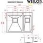 Weilor IMMER WRT DB6050: Отверстие под смеситель Нет
