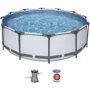 Бассейн Bestway каркасный круглый 366-100 см (56260) (фильтр-насос, ремкомплект, 42-110-26.5 см)
