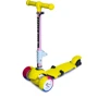 Самокат Scooter 3in1. Yellow (складна ручка, зі світлом і музикою і смарт-колеса): Кількість коліс 3