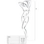 Эротическое платье-сетка Passion BS027 white