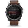 Смарт-часы Garmin Fenix 8 Pro AMOLED 51mm Sapphire Carbon Grey DLC Titanium with Chestnut Leather Band (010-03199-40)