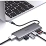 Адаптер WIWU Adapter Alpha A11312H USB-C to 3xUSB+SD+2xHDMI+VGA+RJ45+3.5mm Space Grey: Интерфейс подключения USB-C