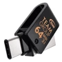 USB-флешка Team 64GB M181 USB 3.1/Type-C Black (TM181364GB01): Максимальная скорость чтения, МБ/с 90