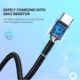 Кабель Ugreen Aluminum Braid USB Cable to USB-C 1m Black (60126) фото 4