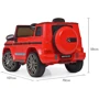 Детский электромобиль Джип Bambi Racer Mercedes G-Class, красный (M 4179EBLR-3): Материал колес EVA