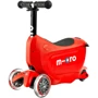 Самокат MICRO Mini2go Deluxe Plus – Красный (до 50 kg, до 20 kg с сидением, 3-х кол.) MMD032: Конструкция рамы цельная