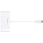 Адаптер Macally Adapters USB-C to 3xUSB 3.0+USB-C+RJ 45 Hub White (UC3HUB3GBC) фото 4