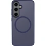 Чехол для телефонов Mobile Case TPU+PC Metal Buttons with MagSafe Colorful Navy Blue for Samsung S936 Galaxy S25 Plus: Пленка в комплекте нет