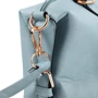 Женская сумка саквояж Valiria Fashion голубая (DET1112-1): Тип ручки Короткая ручка, С двумя ручками, Плечевой ремень, Со съемным ремнем