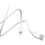 Кабель Borofone USB Cable to Lightning 1m White (BX14) фото 3