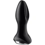 Анальная смарт вибропробка с жемчужным массажем Satisfyer Rotator Plug 2+ Black