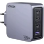 Зарядний пристрій Ugreen Wall Charger 3xUSB-C+USB X763 GaN 160W Nexode Pro Gray (25877)