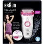Эпилятор Braun SE 9521: Цвет белый / розовый