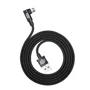 Кабель Baseus USB Cable to microUSB MVP Elbow 1.5A 2m Black (CAMMVP-B01) фото 4