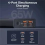 Зовнішній акумулятор Baseus Power Bank 20000mAh Star-Lord Digital Display Fast Charging 65W Cluster Black (P10022906113-00): Особливості З дисплеєм, індикатор заряду, швидка зарядка