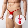 Мужские трусы XS-2XL с силиконовой анальной пробкой Art of Sex - Joni plug panties size S Red