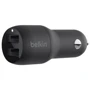 Зарядное устройство Belkin USB Car Charger 2xUSB 24W Black (CCB001BTBK)