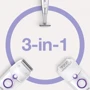 Эпилятор Braun Silk epil 5 SE 5-825P: Система питания сеть