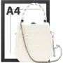 Женская сумка-сэтчел Valiria Fashion белая (ODA28433-11): Застежка Механическая