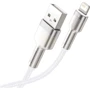 Кабель Baseus USB Cable to Lightning Cafule Metal 2.4A 1m White (CALJK-A02) фото 3