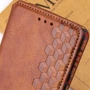 Чехол для телефонов Mobile Case Getman Cubic Brown for Realme C51: Материал Искусственная кожа, TPU
