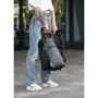 Женский рюкзак Sambag RollTop One черный (24208301): Фактура Матовая, Гладкая
