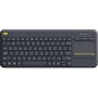 Клавиатура Logitech K400 Plus Touch Wireless UA Black (920-007145)