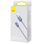 Кабель Baseus USB Cable to USB-C Crystal Shine Series 100W 1.2m Purple (CAJY000405) фото 4