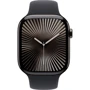 Apple Watch Series 10 46mm GPS + Cellular Slate Titanium Case with Black Sport Band - M/L (MWYE3)