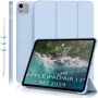 Аксессуар для iPad BeCover Tri Fold Soft TPU Silicone Light Blue for iPad Air 13 (2024 / 2025) (711741): Особенности Складывается в подставку, Надежная защита от царапин и загрязнений, Удобно держать в руке, Стильный внешний вид, Стильный дизайн, Приятен на ощупь